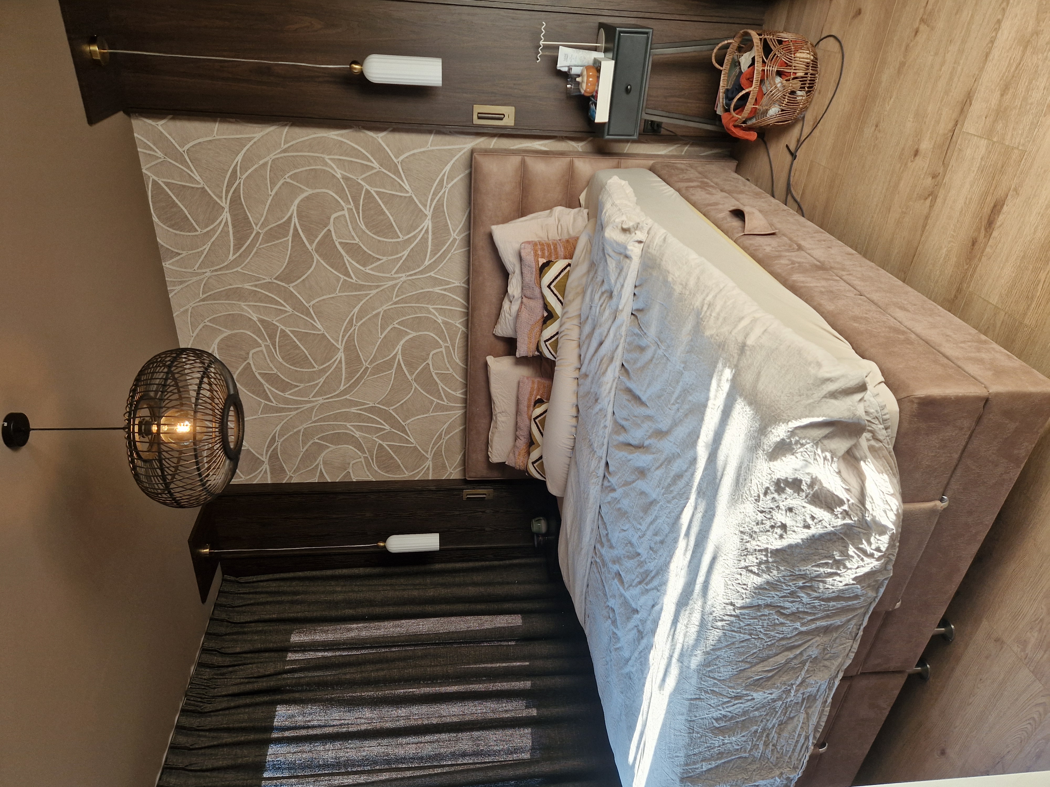 Slaapkamer in warme tinten foto 2